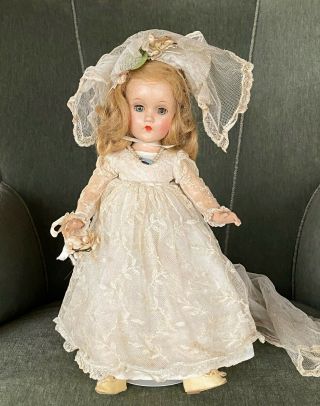 Vintage Madame Alexander Wendy Ann Bride Doll