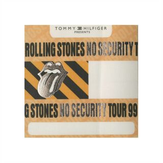 Rolling Stones Authentic Vip 1999 Tour Backstage Pass