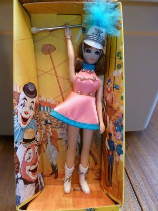 Topper Rare Dawn Friend Connie Majorette Doll 1970 With Box