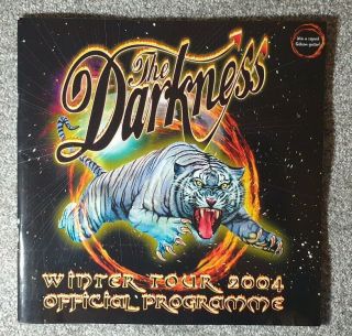 The Darkness Official Tour Programme 2004 Justin Hawkins