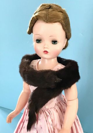 Vintage Doll Clothes: Real Mink Fur Stole Mme Alexander Cissy Toni Miss Revlon