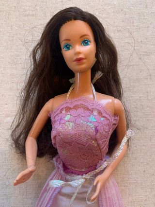 Barbie Doll Mattel 1987 Nurse Whitney Sheffie Face HTF 4405 Brunette W Clothes 2