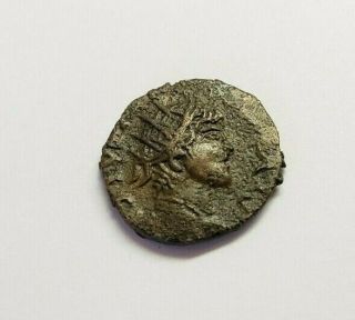 Scarce Brockage Antoninianus Of Tetricus (270 - 273 Ad),  Gallo - Roman Empire,  Xf