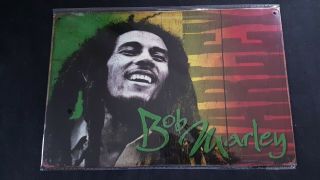 Bob Marley Metal Sign Plaque Posters Jamaican Reggae