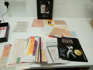 Box Of Elvis Presley Fan Club Items