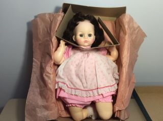 Madame Alexander Large Vintage 1965 Pussy Cat 19” Baby Doll W/box