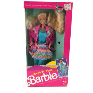 Barbie Doll 9932 Western Fun 1989