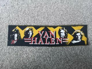 Vintage Van Halen Homemade - Style Fabric Sew On Patch Circa 70s/80