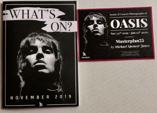 Oasis Masterplan 25 Michael Spencer Jones Exhibition Booklet And Card