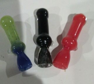 Pipes 3 piece Gift Set Chillum1 Hitters Good GLASS Pipes FAST c - 15 3