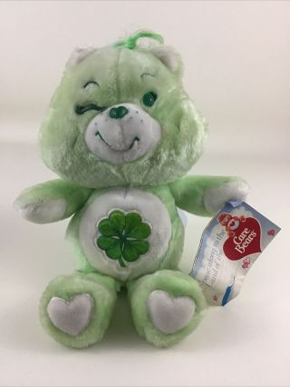 Kenner Care Bears Vintage 1983 Good Luck Bear Plush Stuffed Toy Clover With Tags