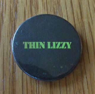 Thin Lizzy Vintage Metal Button Badge From The 1980 