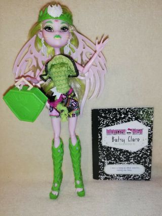 Monster High Batsy Claro.  Ex Display Only,  Beautifully,  & Completely Cool