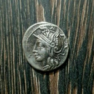 Ancient Roman Republic Silver Denarius L.  Appuleius Saturninus 104 Bc.