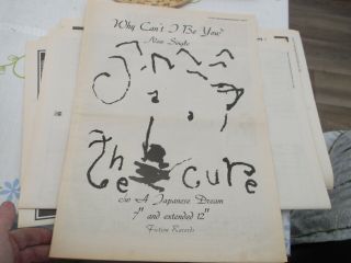 The Cure Why Cant I Be You Single Release Poster 1987 Framing