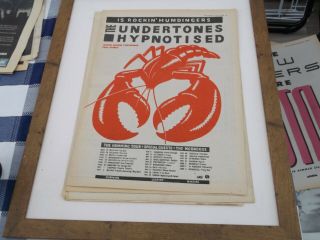 The Undertones X 6 Bundle Of Posters For Framing