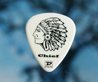 Testament // Chuck Billy Concert Tour Guitar Pick // White/black Chief
