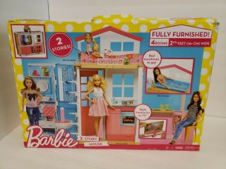 A40 Barbie 2 - Story Folding House With Accessories