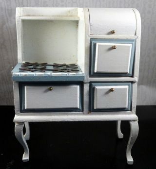 Vintage Kitchen Oven Stove 1:12 Dollhouse Miniature