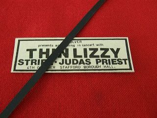 Judas Priest 1971 Vintage Gig Concert Advert Stafford Borough Hall