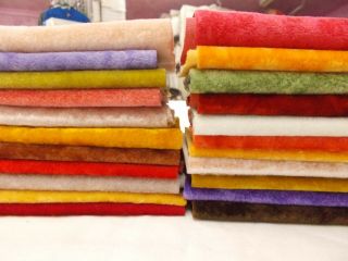 22 Colors Vintage Long Pile Miniature Mini Bear Velvet Rayon Fur Fabric