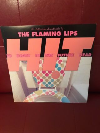 Rare Flaming Lips 1992 Double Sided Promo Poster Flat 12x12 Hit