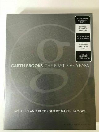 Garth Brooks The First Five Years Book & 5 Cd