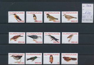 Lm97758 Suriname 2006 Birds Animals Fine Lot Mnh Cv 67 Eur