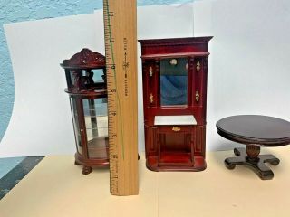Dollhouse furniture,  Hallstand/shelf,  Hall Mirror and table 2