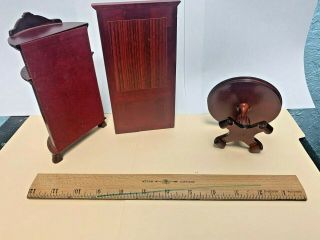 Dollhouse furniture,  Hallstand/shelf,  Hall Mirror and table 3