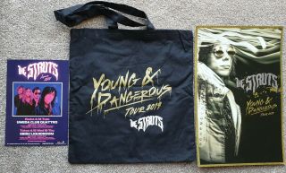 The Struts - Young And Dangerous - 2019 Tour - Vip Lithogaph Poster & Tote Bag -