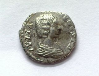 Julia Domna 194 - 217 Ad Roman Ar Denarius About Uncirculated