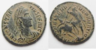 Zurqieh - Mk2441 - Roman Imperial,  Constantius Ii Ae 3,