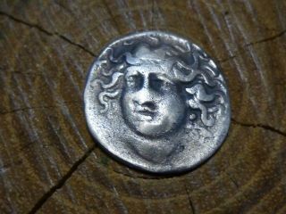 Larissa In Thessaly 356 B C Nymph Horse Ancient Greek Silver Coin 2,  69 Gr.  16,  9mm
