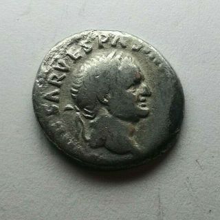 Vespasian Ad 69 - 79 Ar Denarius Rare Ancient Authentic Roman Coin