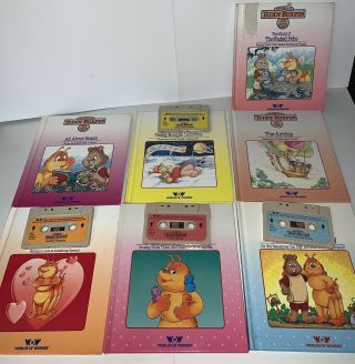 The World Of Teddy Ruxpin Grubby - Story Books & Tapes By Wow - Vgc