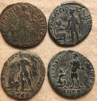 Reparatio Reipvb Group - Theodosius I,  Magnus Maximus,  Gratian,  Valentinian I
