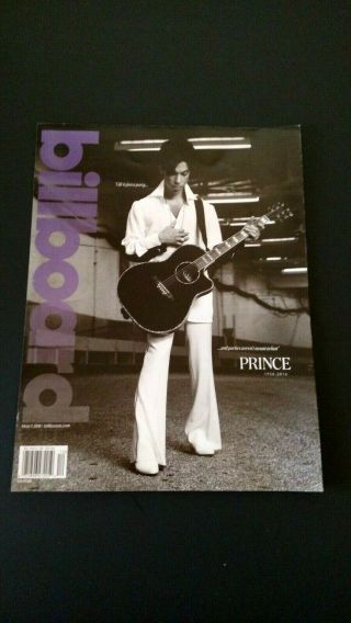 Prince " In Memory Of Prince " 1958 - 2016 Rare Print Promo Poster Ad