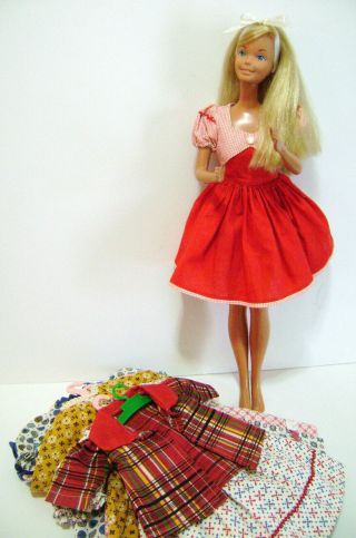 Vintage 1976 Supersize Barbie Doll 18”,  10 Dresses Slips Jacket & Dollys Pride