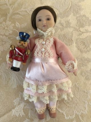 Vintage American Girl Pleasant Company Samanthas Doll Clara Porcelain Nutcracker