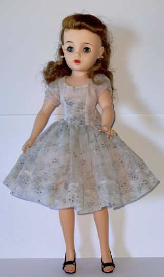 Vintage Miss Revlon 20 " Doll In ‘cherries A La Mode’ Series Dress Ensemble