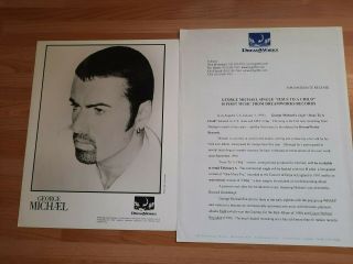 George Michael Dreamworks Promo Photo & Release Information Jesus To A Child