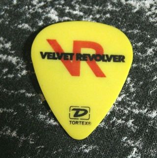 Velvet Revolver // Duff Mckagan 2004 Tour Guitar Pick // Yellow Guns N Roses