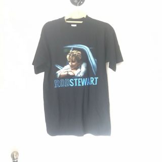 Rod Stewart - And 2002 Tour Black T Shirt Size Medium