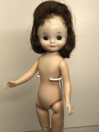 8” Vintage American Character Betsy Mccall 1950’s - 1960’s Nude Doll Brunette R