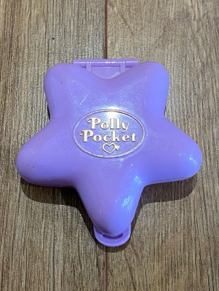 Vintage Polly Pocket 1992 Fairy Fantasy Purple Star Bluebird (compact Only)