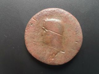 Galba A.  D.  68 - 69 Ae Sestertius Roma 34mm 19.  5g Very Rare