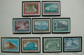 1964 Guatemala Air Post Stamps,  Scott C274 Through C286 3 Sets 13 Stamps.