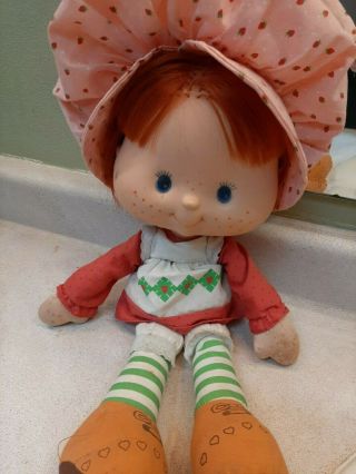 Vintage Strawberry Shortcake Doll Clothes/hair 1980 American Greetings