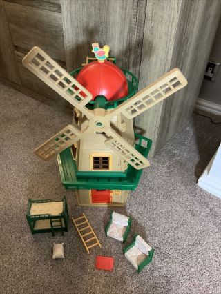 Vintage Sylvanian Families The Old Mill Windmill Epoch 1990